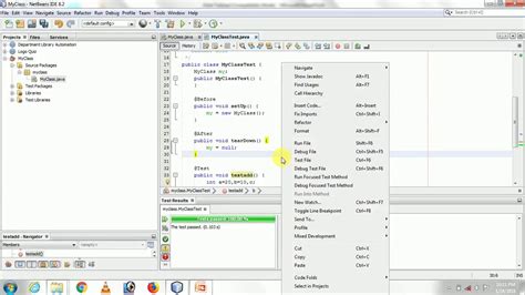 netbeans not reading test library package|junit testing in netbeans.